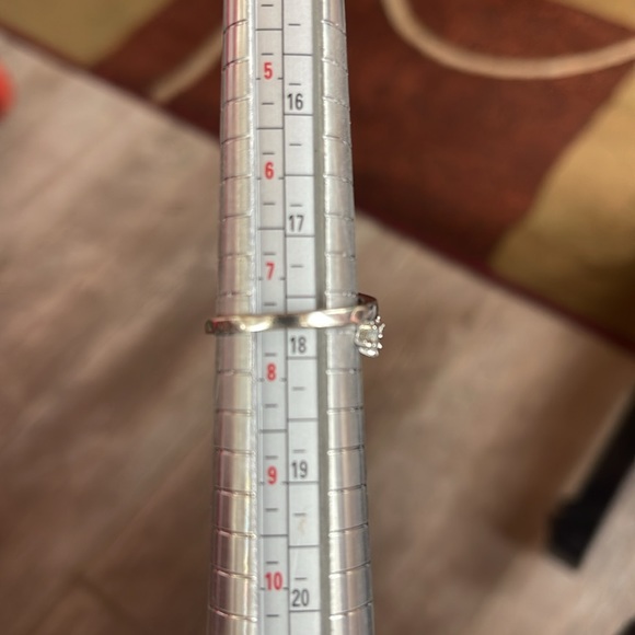 Prong Set Aquamarine and Peridot Signed 925 Bypass Ring - Picture 14 of 15